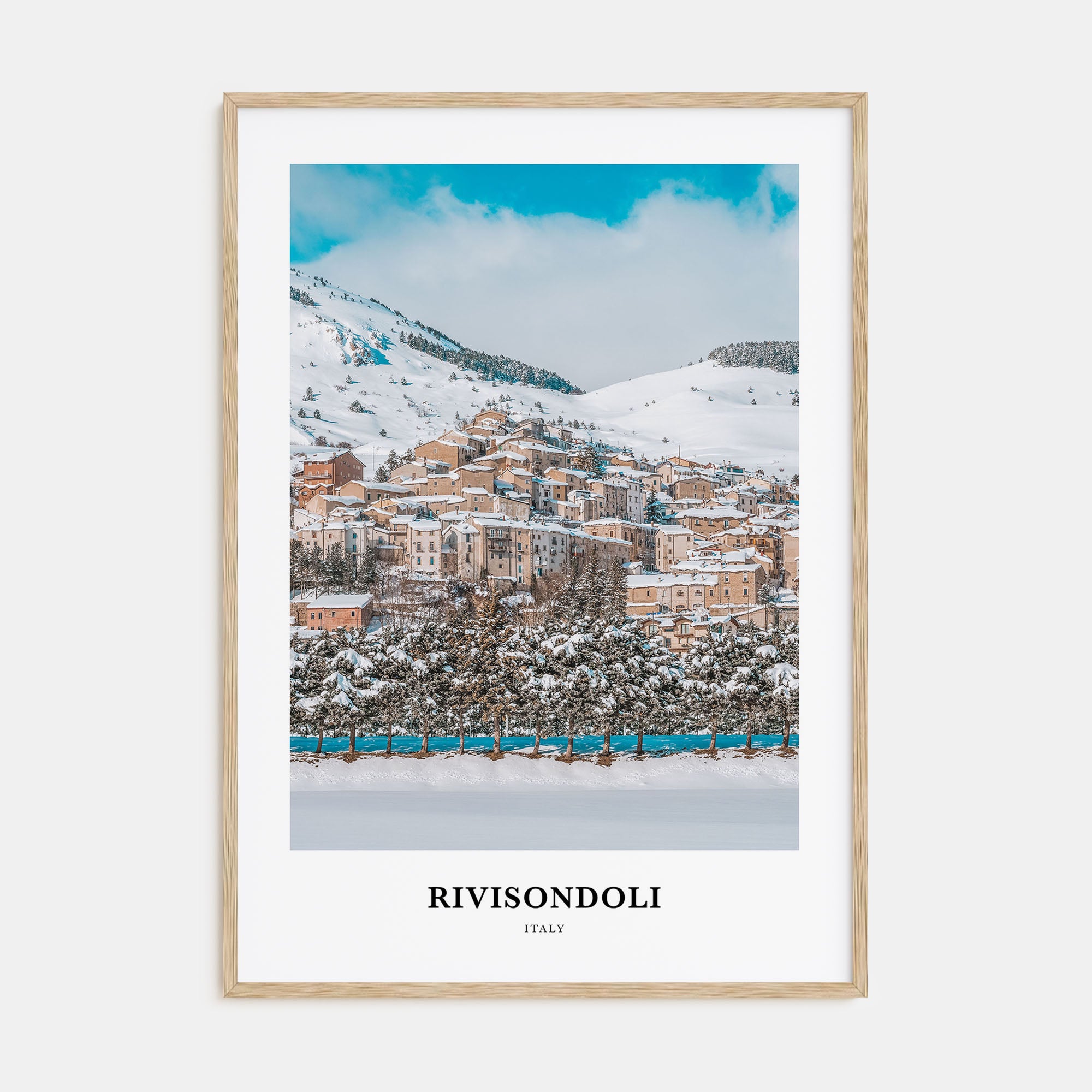Rivisondoli Portrait Color Poster