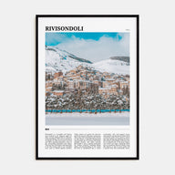 Rivisondoli Travel Color Poster