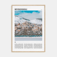 Rivisondoli Travel Color Poster