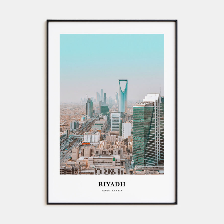 Riyadh Portrait Color Poster