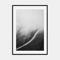 Road Photo B&W No 1 Poster