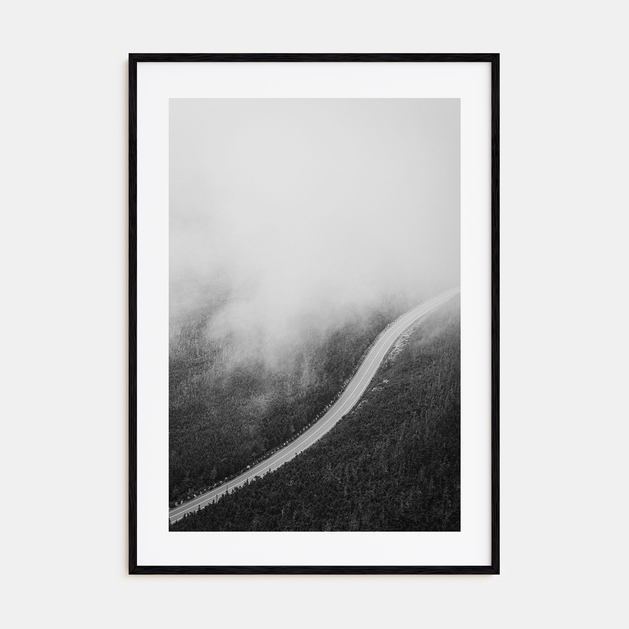 Road Photo B&W No 1 Poster