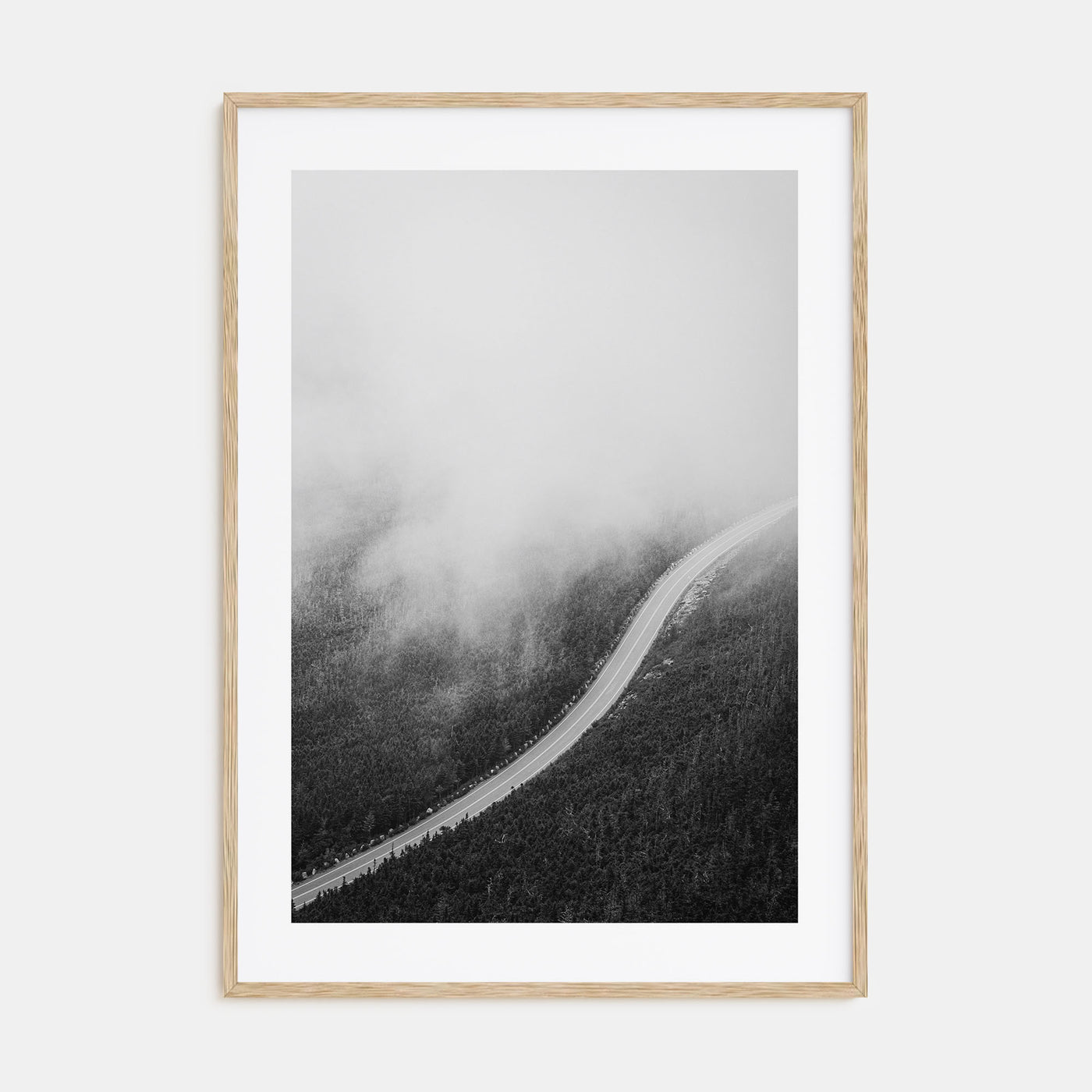 Road Photo B&W No 1 Poster