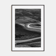 Road Photo B&W No 2 Poster