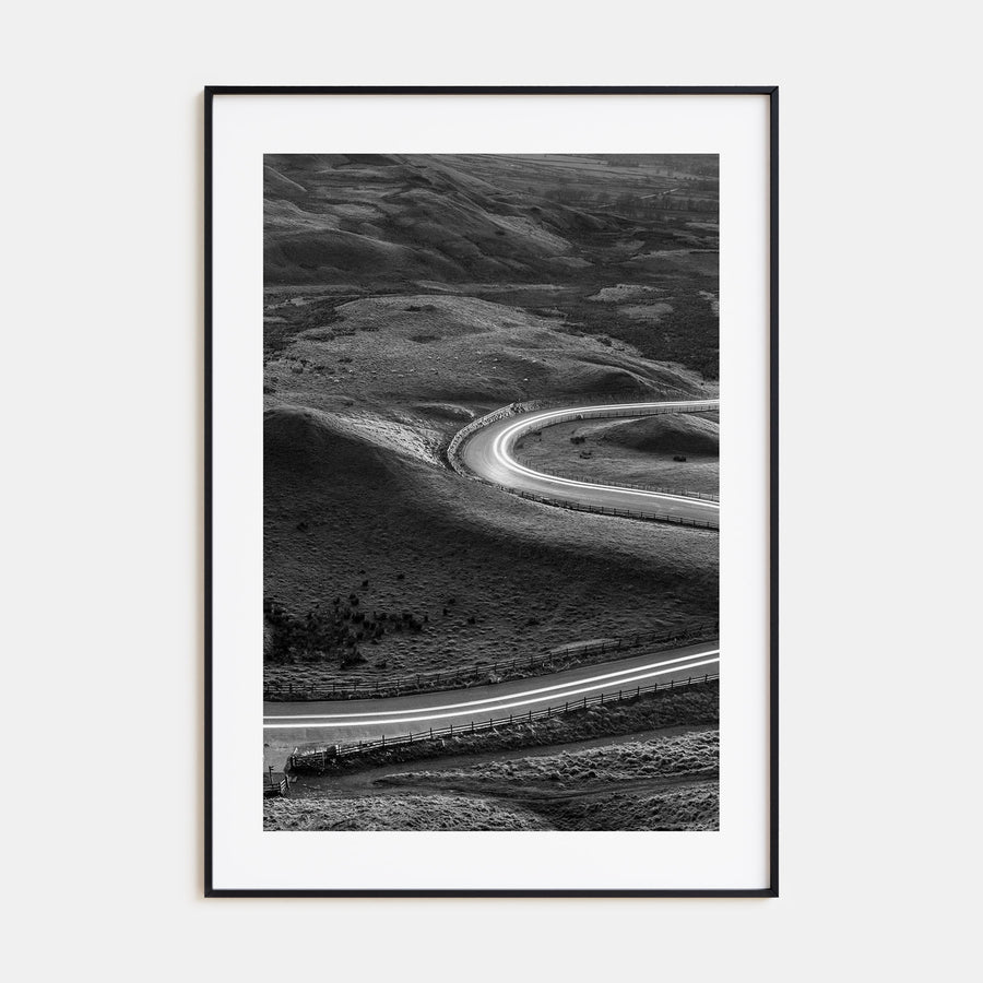 Road Photo B&W No 2 Poster