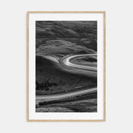 Road Photo B&W No 2 Poster