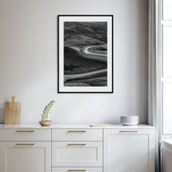 Road Photo B&W No 2 Poster