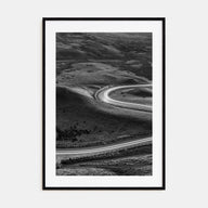 Road Photo B&W No 2 Poster