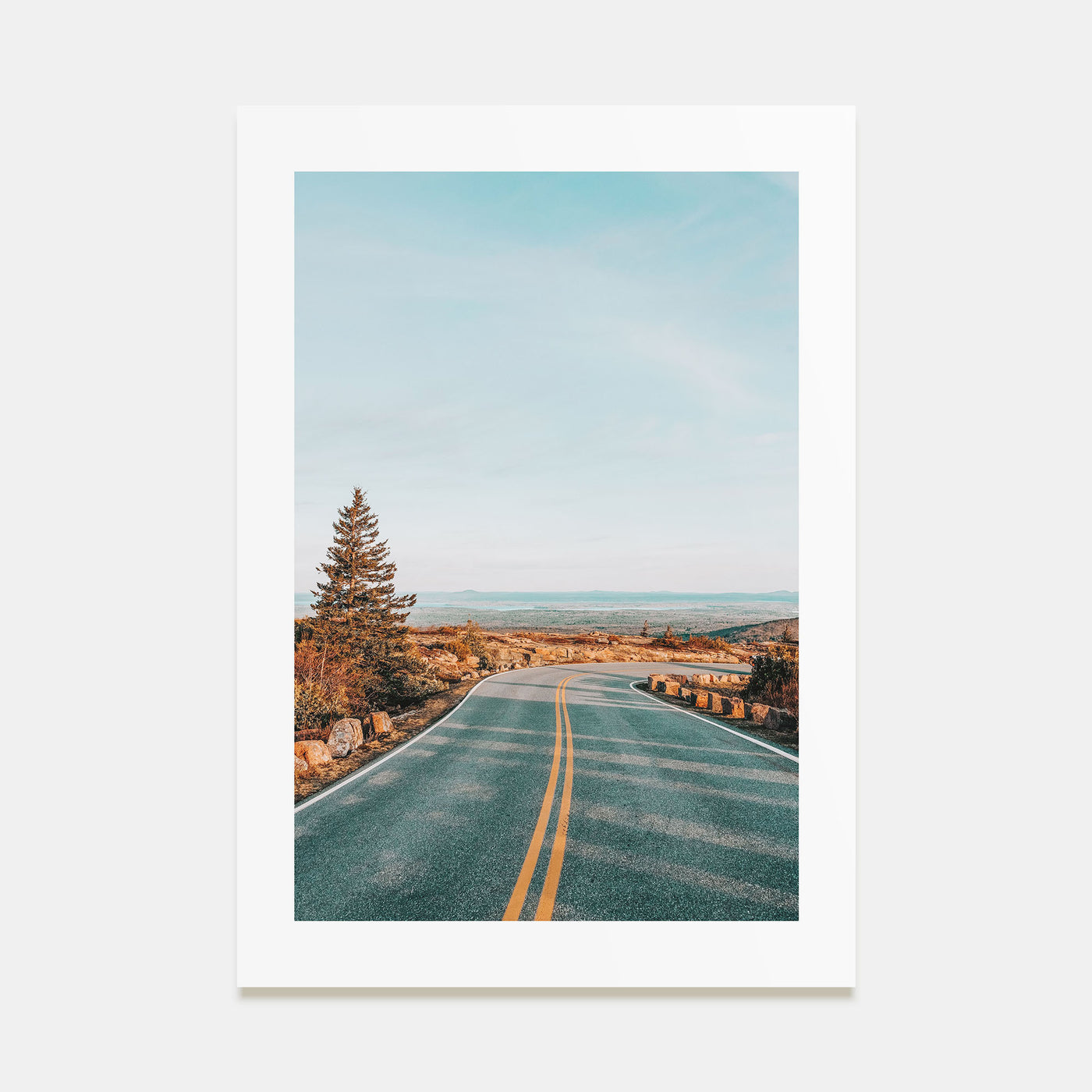 Road to Cadillac Mountain Photo Color Poster