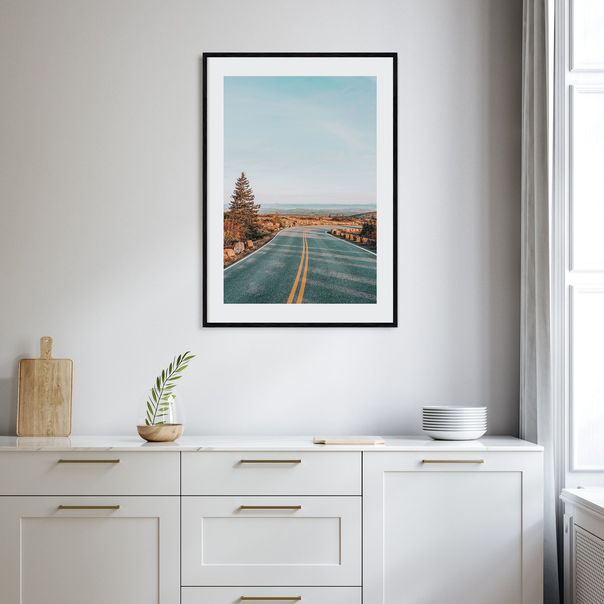 Road to Cadillac Mountain Photo Color Poster