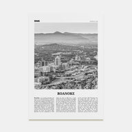 Roanoke Travel B&W No 1 Poster