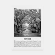 Roanoke Travel B&W No 2 Poster