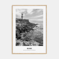 Robe Portrait B&W Poster