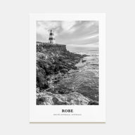 Robe Portrait B&W Poster