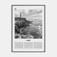 Robe Travel B&W Poster