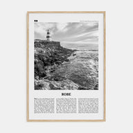 Robe Travel B&W Poster