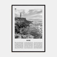 Robe Travel B&W Poster