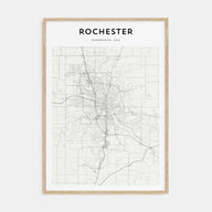 Rochester, Minnesota Map Portrait Poster