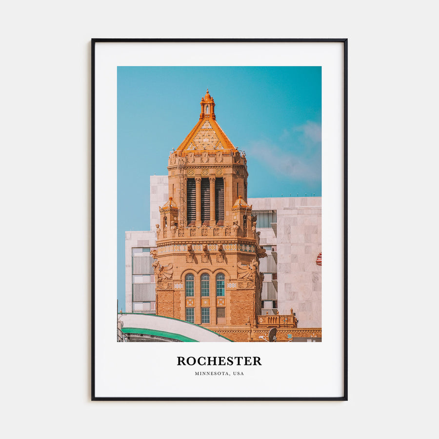 Rochester, Minnesota Portrait Color Poster