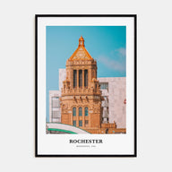 Rochester, Minnesota Portrait Color Poster