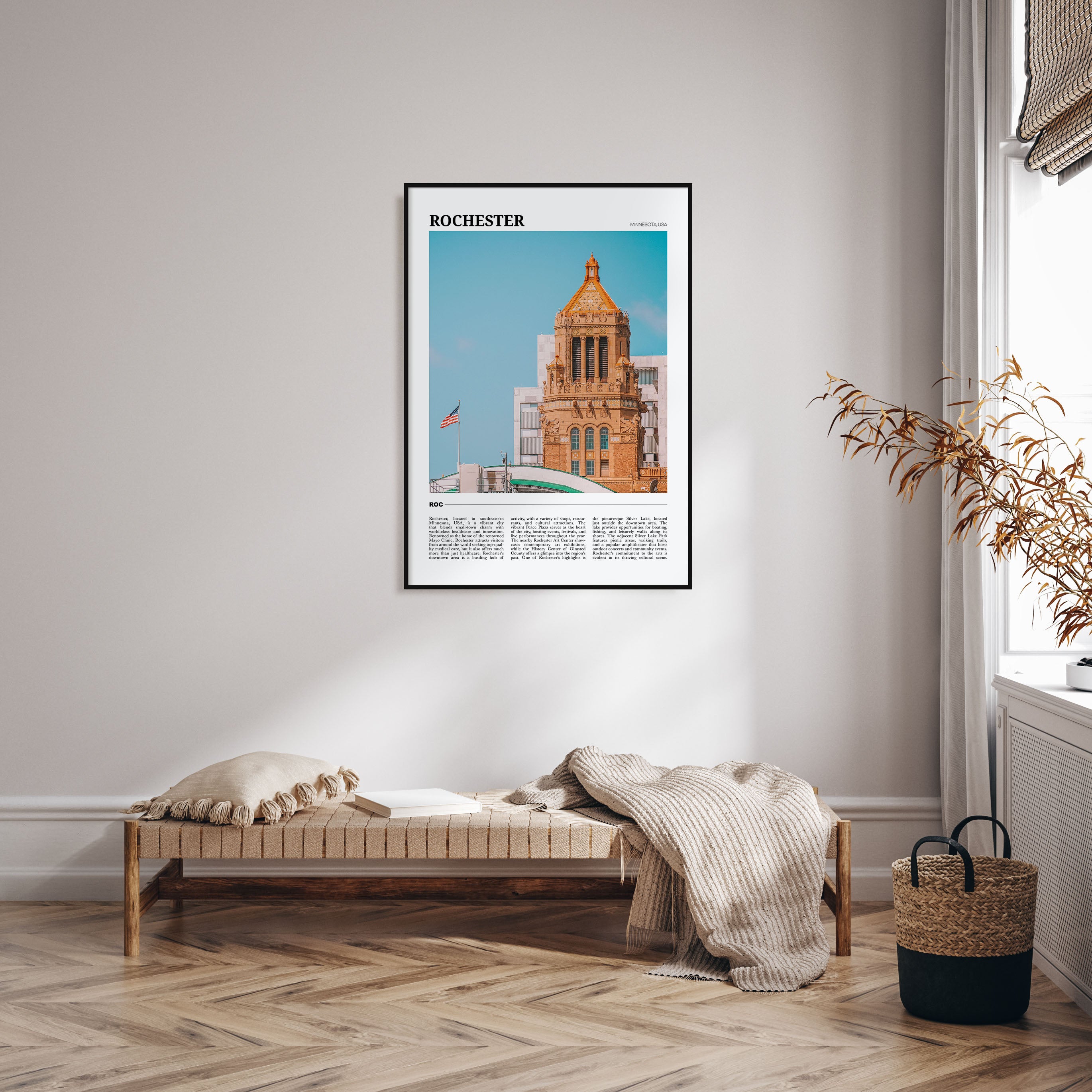 Rochester, Minnesota Travel Color Poster