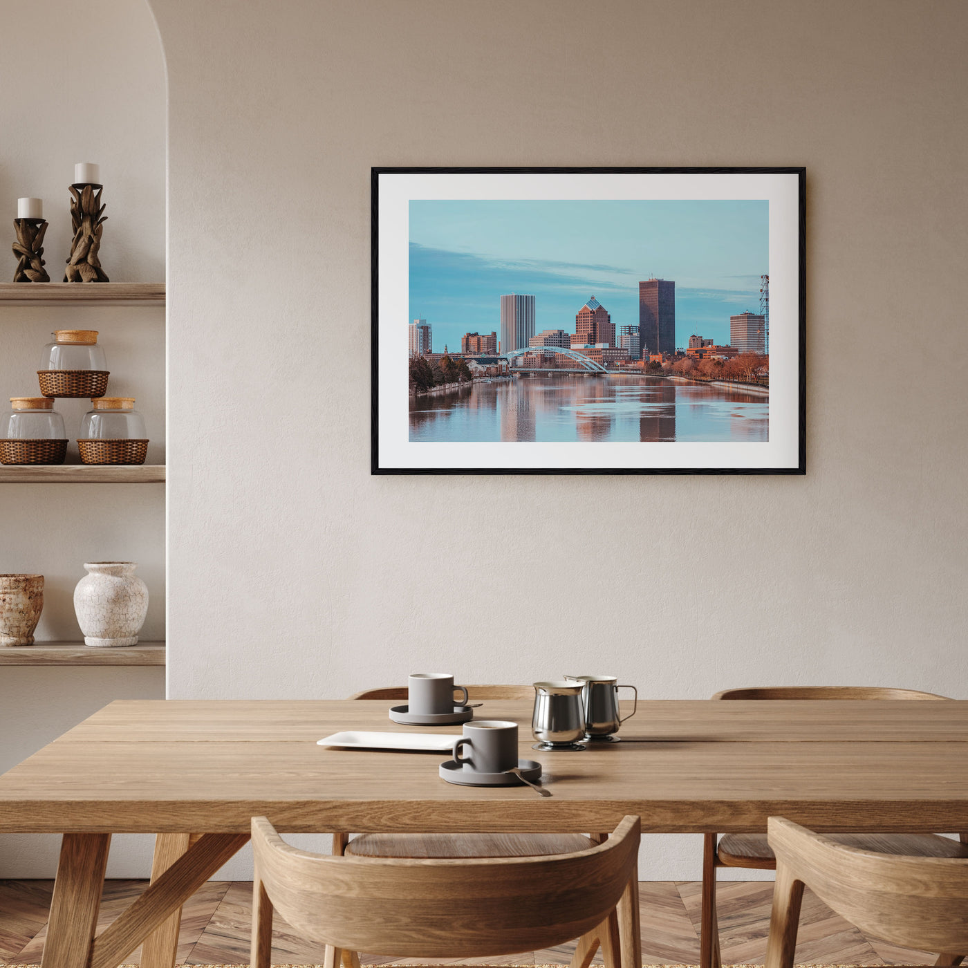 Rochester, New York Landscape Color Poster