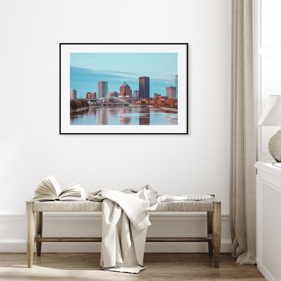 Rochester, New York Landscape Color Poster