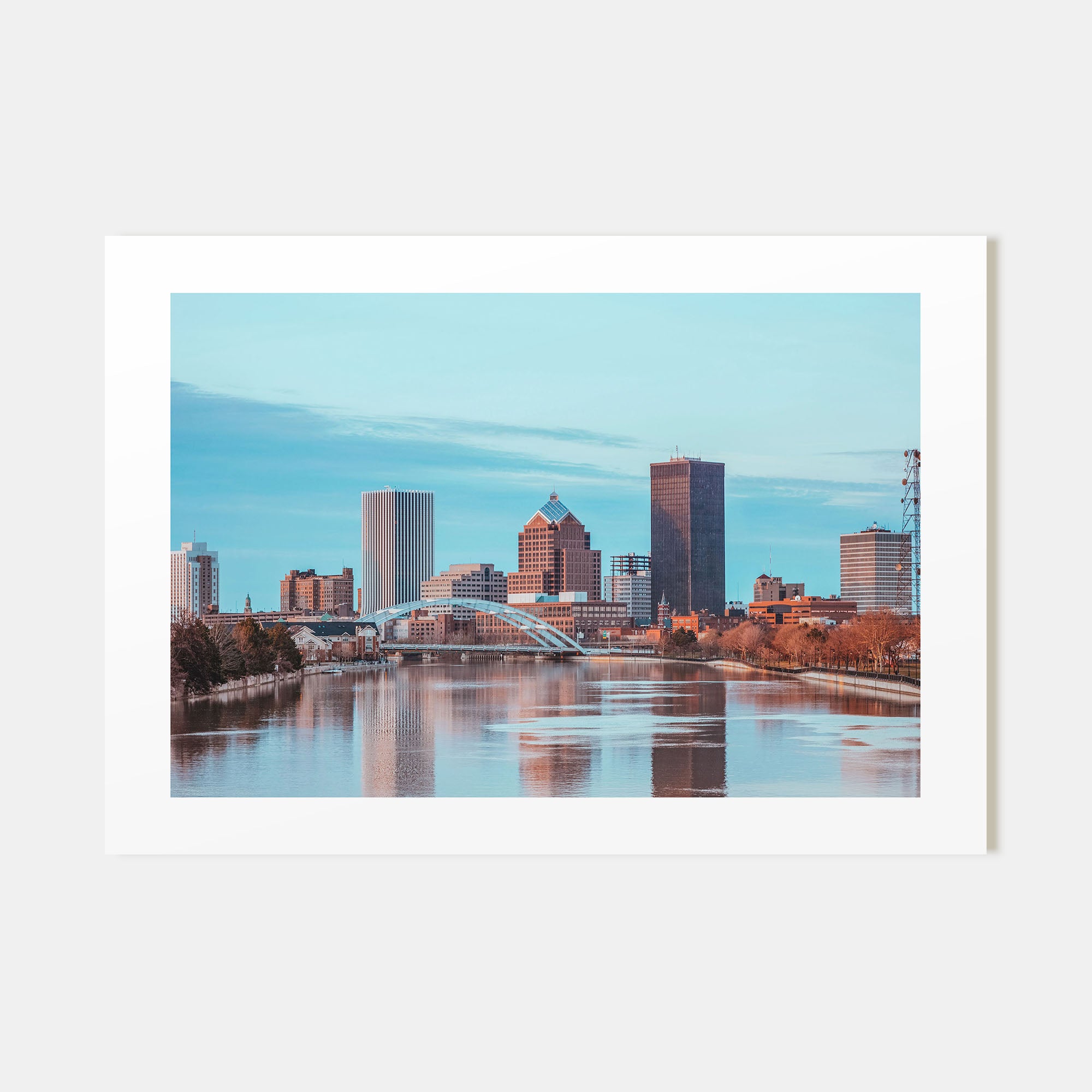 Rochester, New York Landscape Color Poster