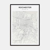 Rochester, New York Map Portrait Poster