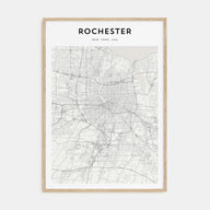 Rochester, New York Map Portrait Poster