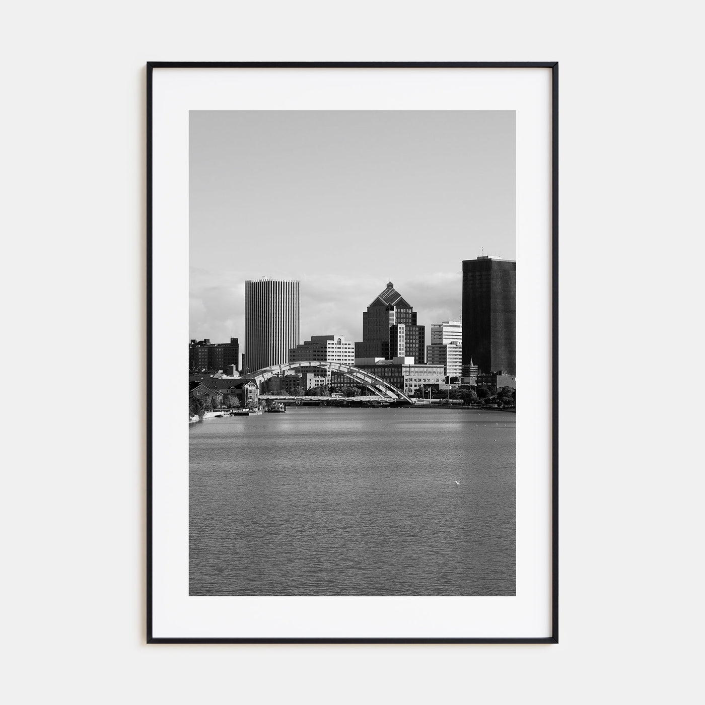 Rochester, New York Photo B&W Poster
