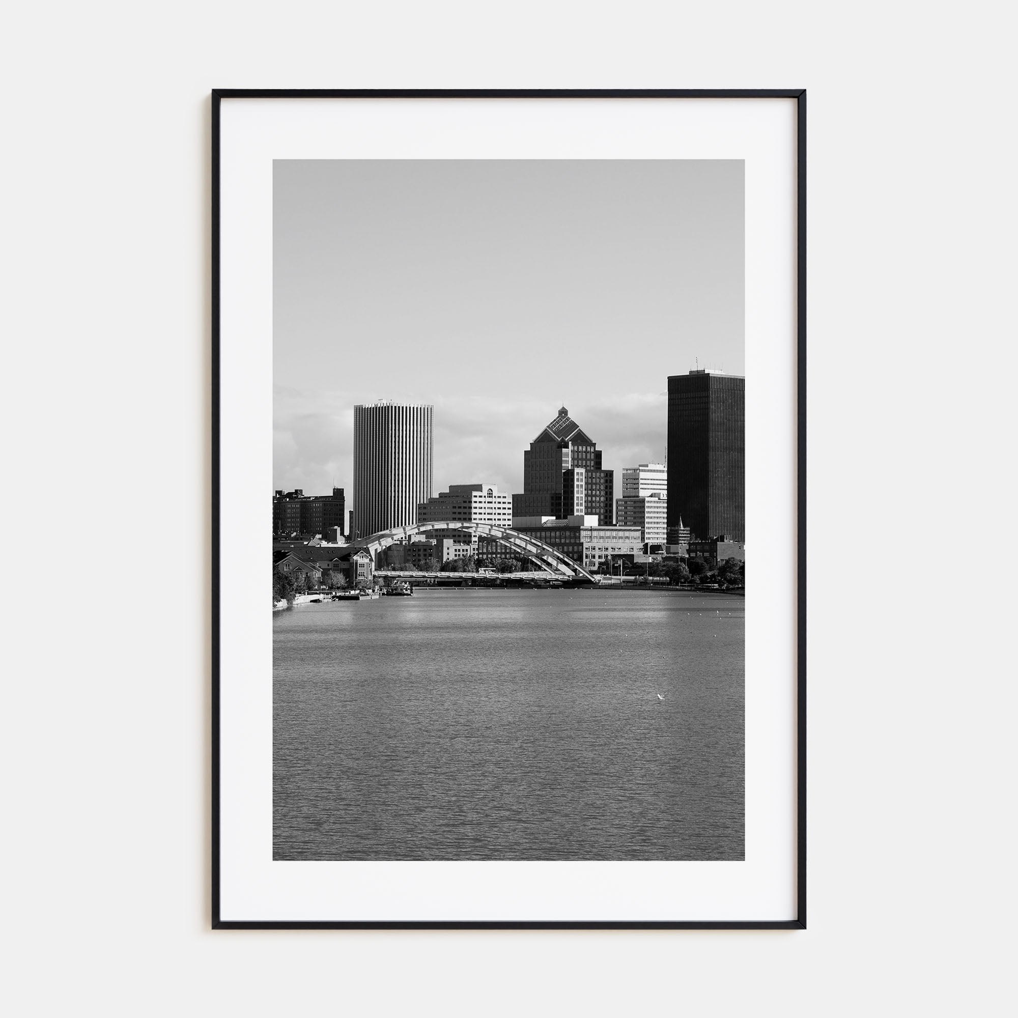 Rochester, New York Photo B&W Poster