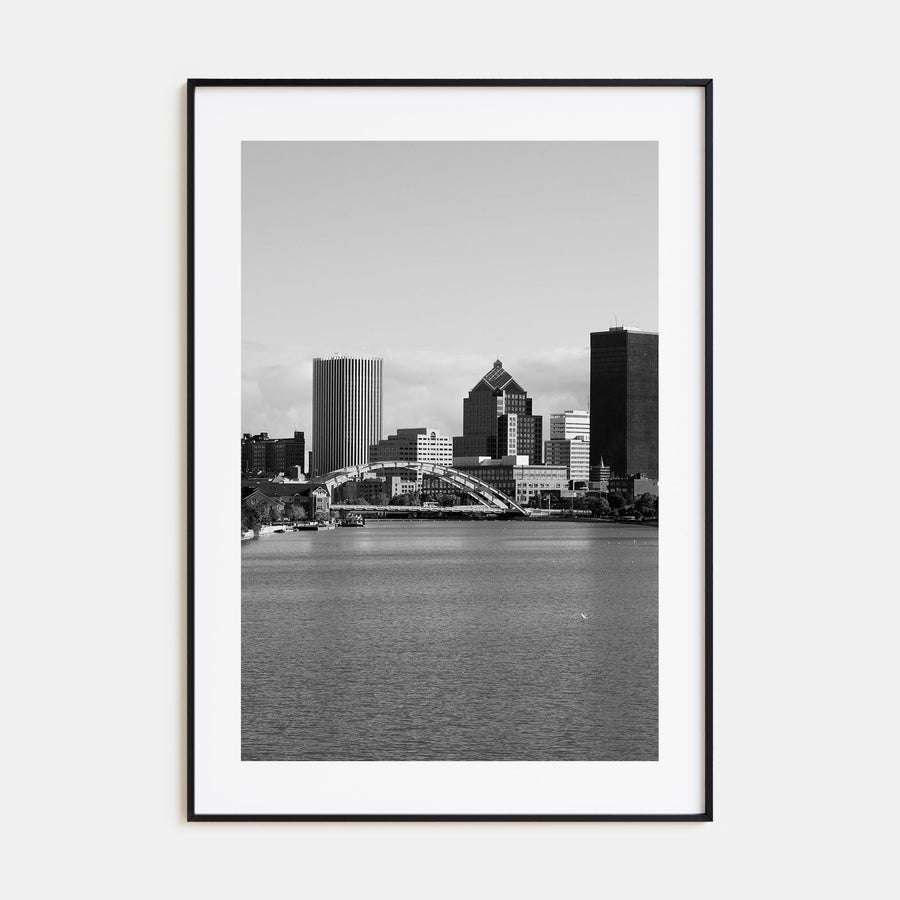 Rochester, New York Photo B&W Poster