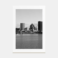 Rochester, New York Photo B&W Poster