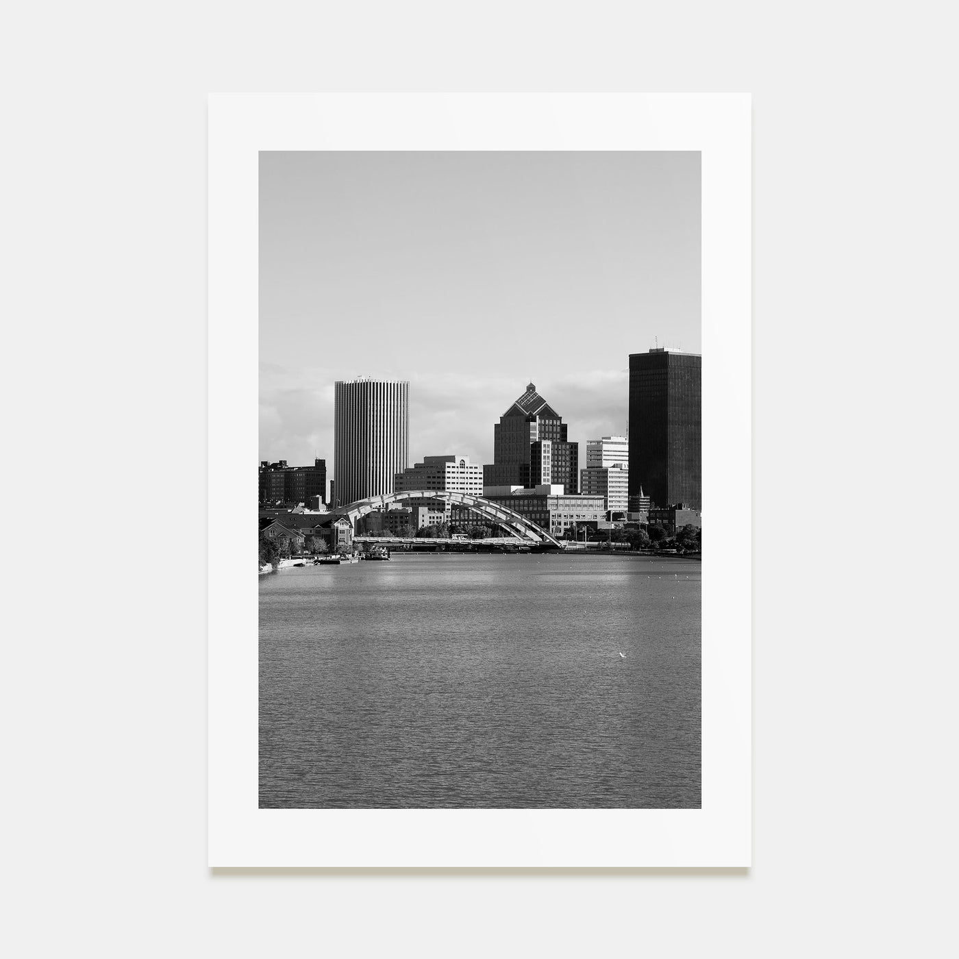 Rochester, New York Photo B&W Poster