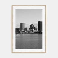 Rochester, New York Photo B&W Poster