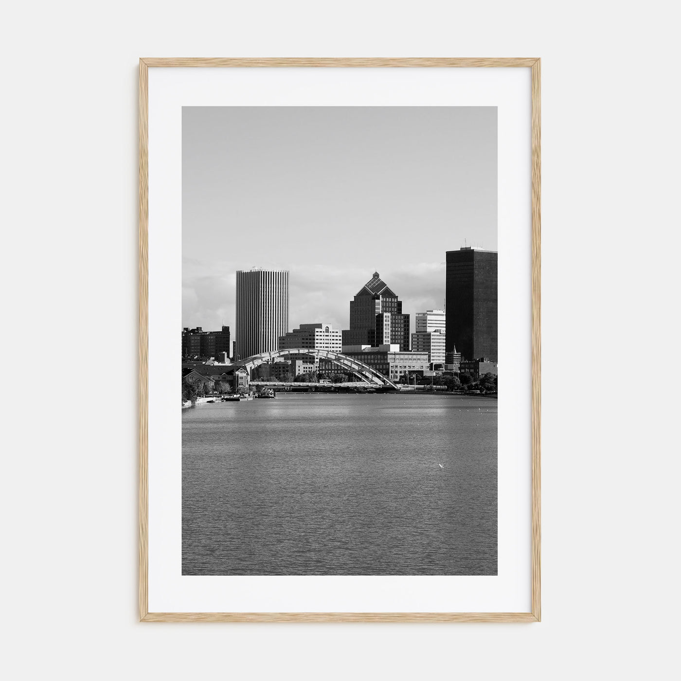 Rochester, New York Photo B&W Poster