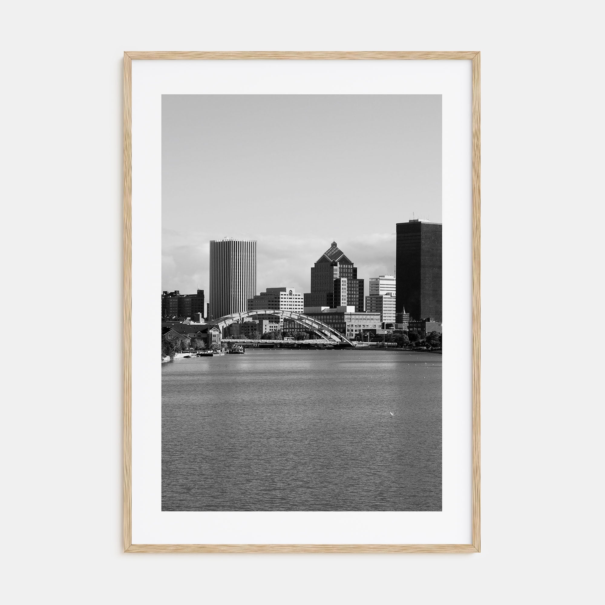 Rochester, New York Photo B&W Poster