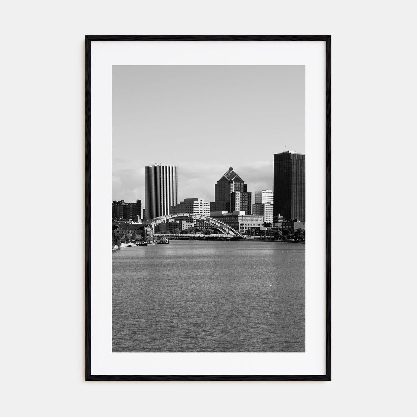 Rochester, New York Photo B&W Poster