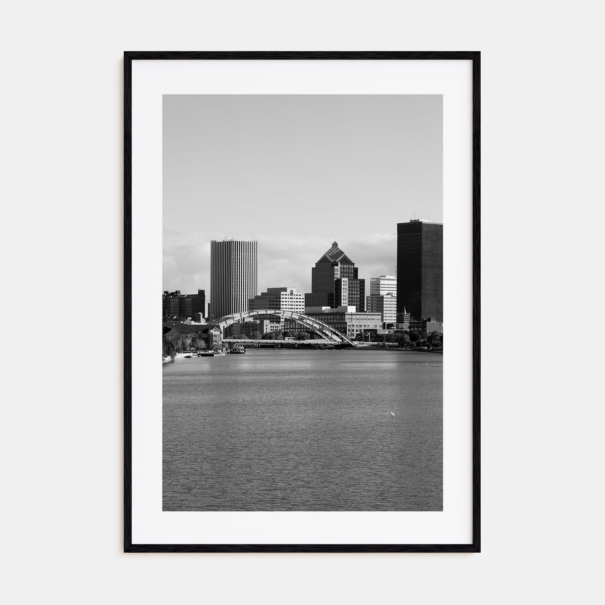 Rochester, New York Photo B&W Poster