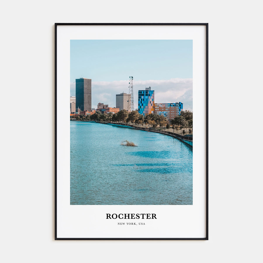 Rochester, New York Portrait Color No 1 Poster