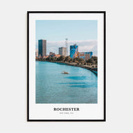 Rochester, New York Portrait Color No 1 Poster
