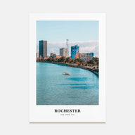 Rochester, New York Portrait Color No 1 Poster