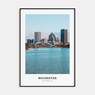 Rochester, New York Portrait Color No 2 Poster