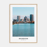 Rochester, New York Portrait Color No 2 Poster