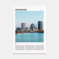 Rochester, New York Travel Color Poster