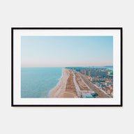 Rockaway Beach Landscape Color Poster