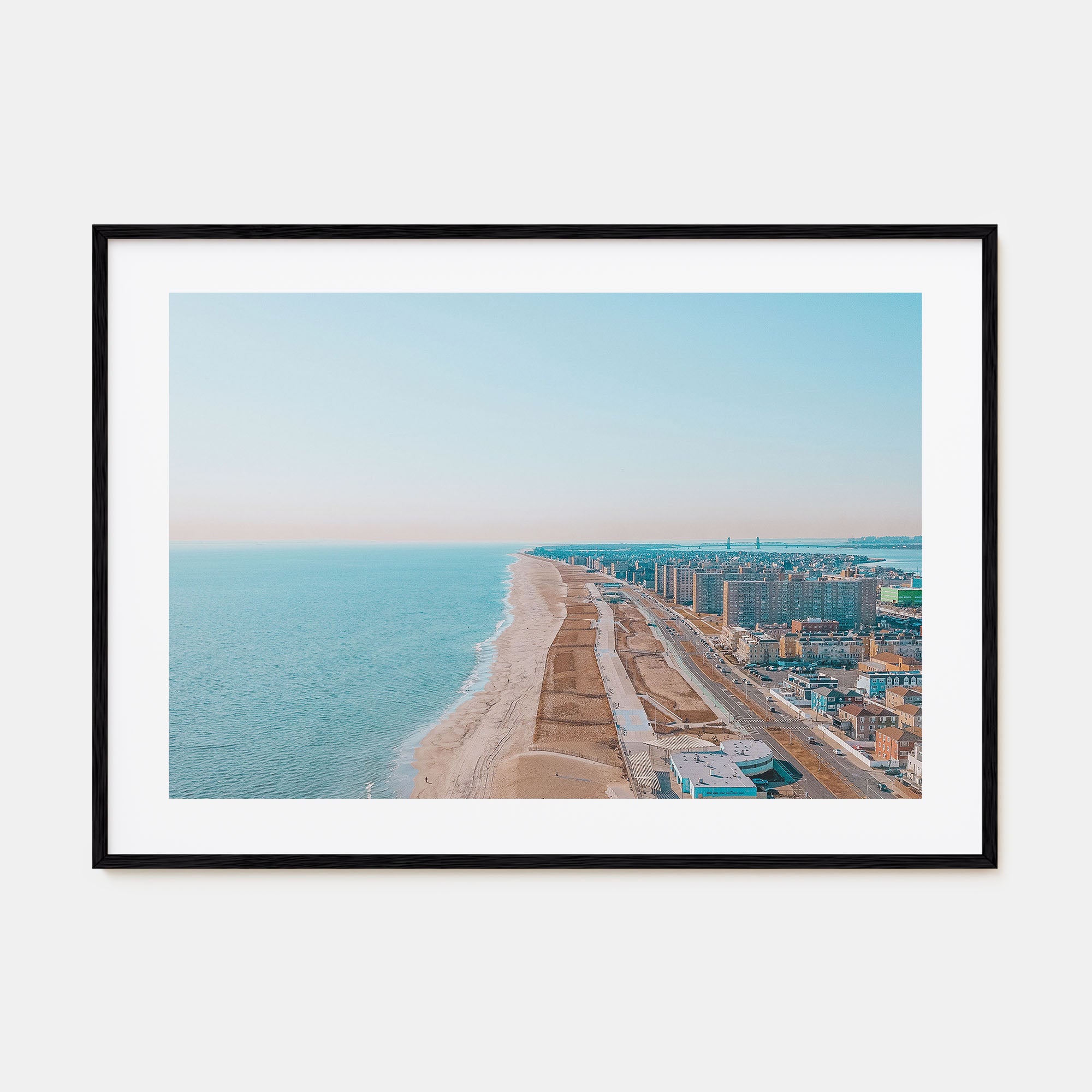 Rockaway Beach Landscape Color Poster