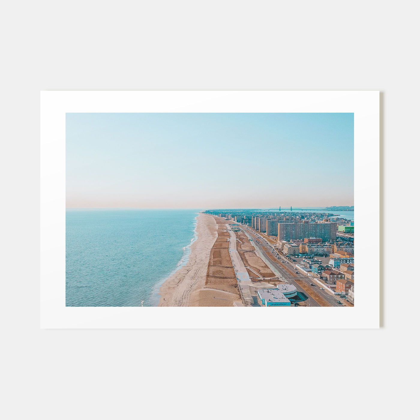 Rockaway Beach Landscape Color Poster
