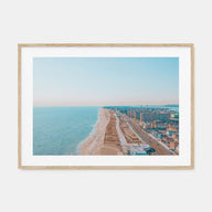 Rockaway Beach Landscape Color Poster